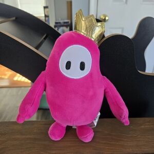 Fall Guys Moose Toys Original Pink Bean Skin Official Collectable Plush